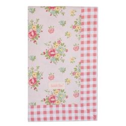 Isabelle Rose Shabby Chic Abby tavaszi virgmints / kocks pamut asztali fut / asztaltert