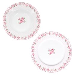 Isabelle Rose Shabby Chic Lucy Rose apr rzss / mints 2 db-os porceln tkszlet