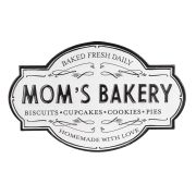  Clayre & Eef Vintage Mom's Bakery feliratos fehr / fekete fmtbla (48cmx30cm)