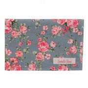  Isabelle Rose Shabby Chic Julia szrke alapon rzss pamut nagy konyharuha