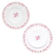  Isabelle Rose Shabby Chic Lucy Rose apr rzss / mints 2 db-os porceln tkszlet